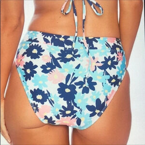 Splendid Room To Bloom Blue Floral Bikini Bottom Size Medium NWT